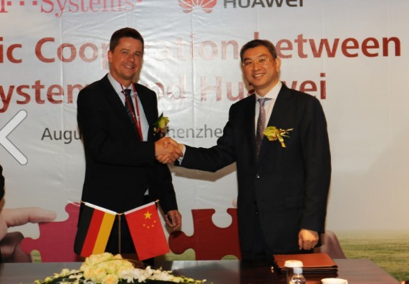 華為與德國電信簽訂備忘錄建立戰(zhàn)略合作關系