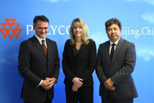 Polycom̫^(q)ձȺޅ^(q)Hansjoerg Wagner (һ)PolycomȫNۈ(zh)иTracey Newell()PolycomЇ^(q)(jng)(һ)